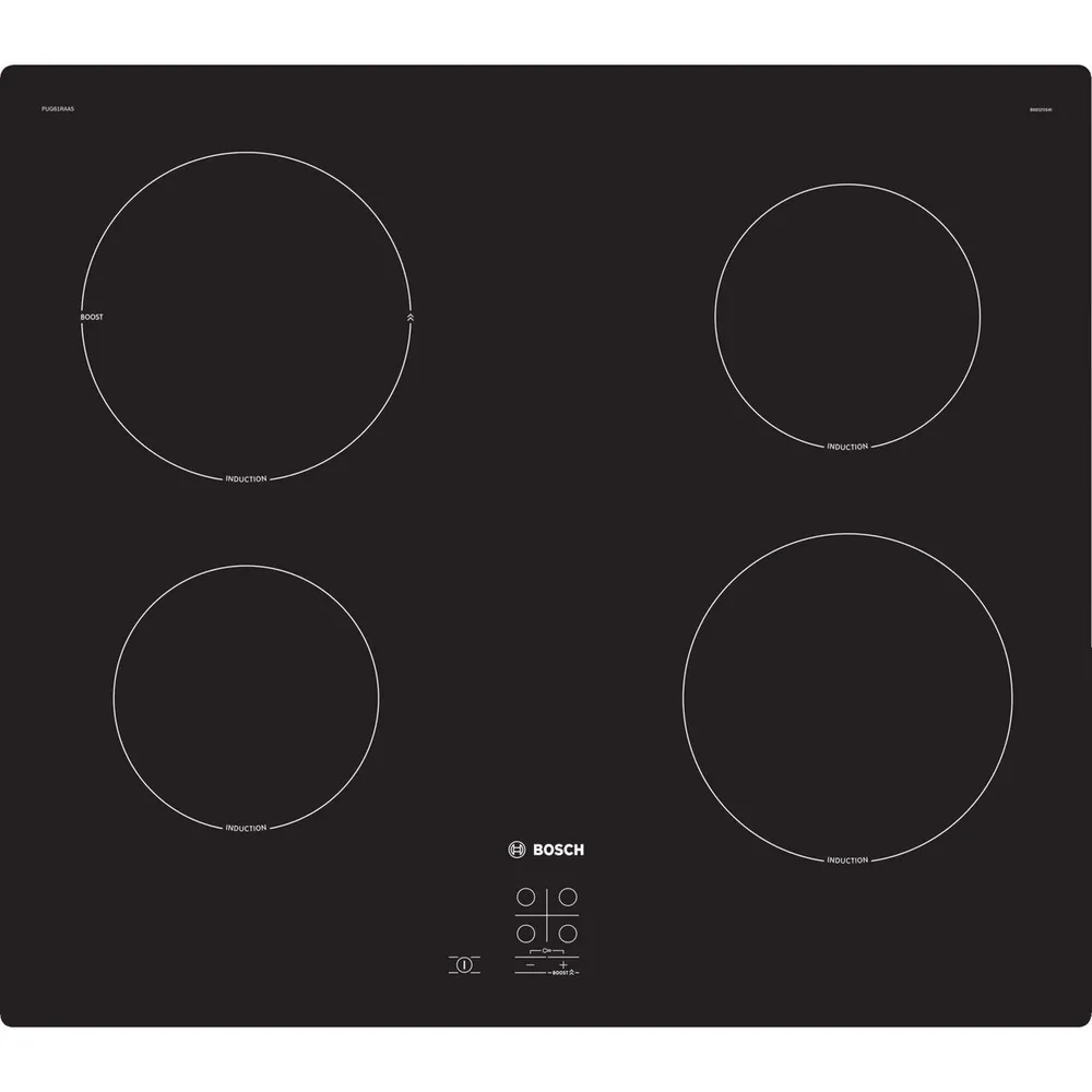 Bosch Series 2 PUG61RAA5B 60cm Induction Hob - Black