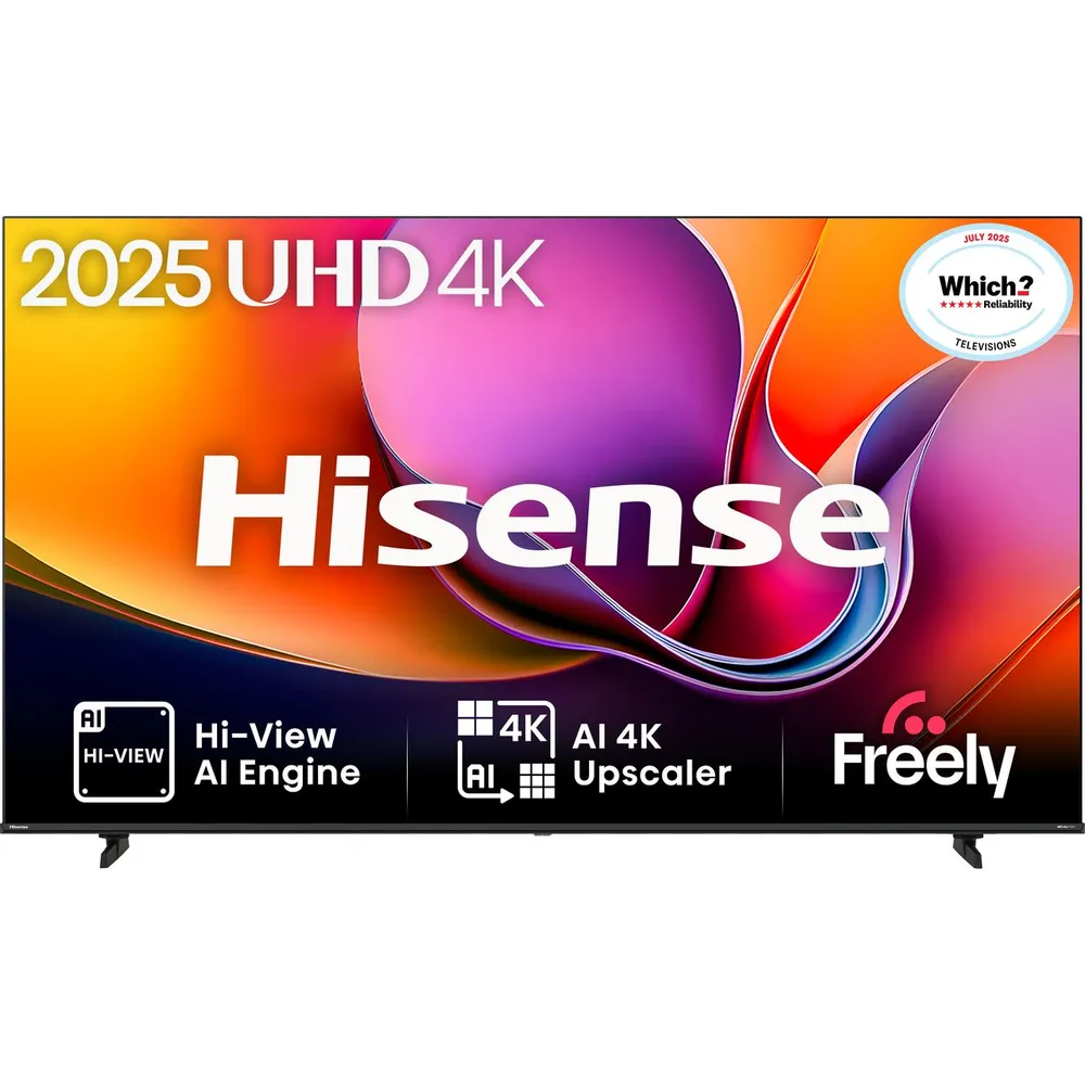 Hisense A6Q 85" 4K Ultra HD Smart Freely TV [2025] - 85A6QTUK