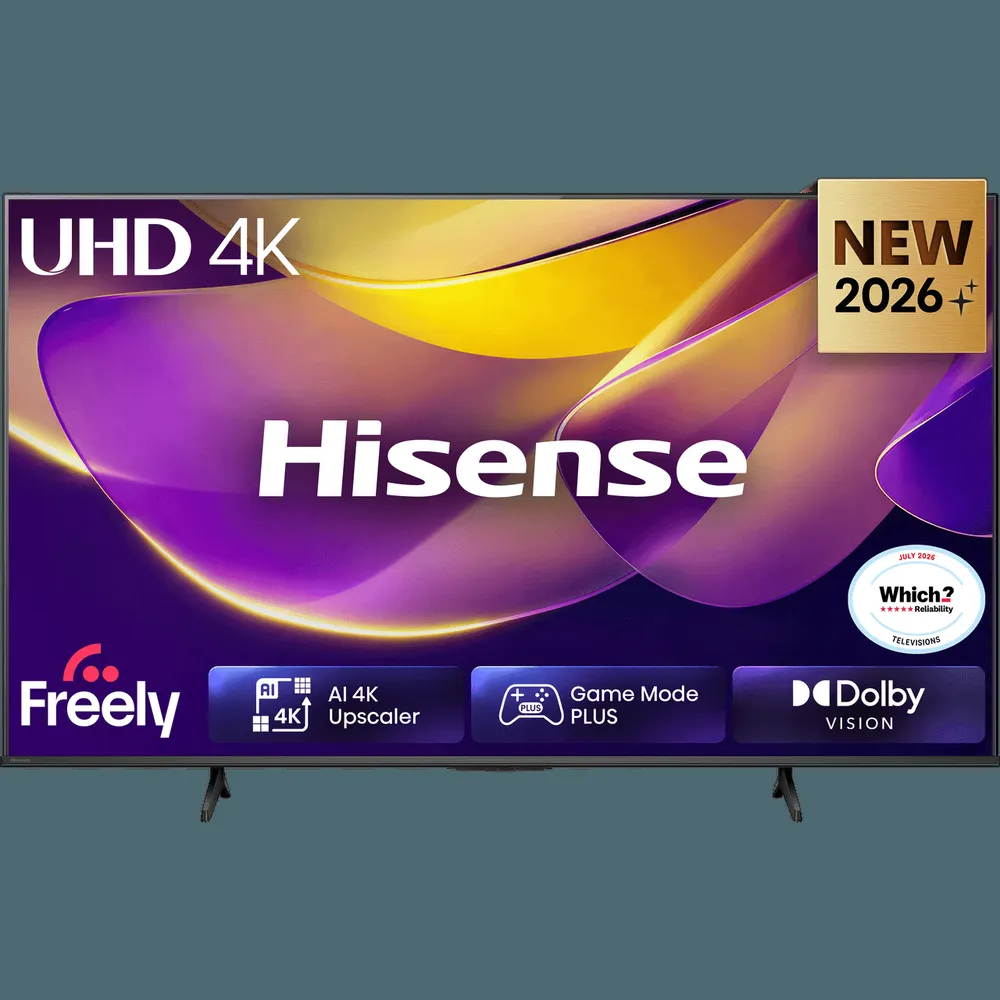 Hisense E6S 50" 4K Ultra HD Smart Freely TV [2026] - 50E6STUK
