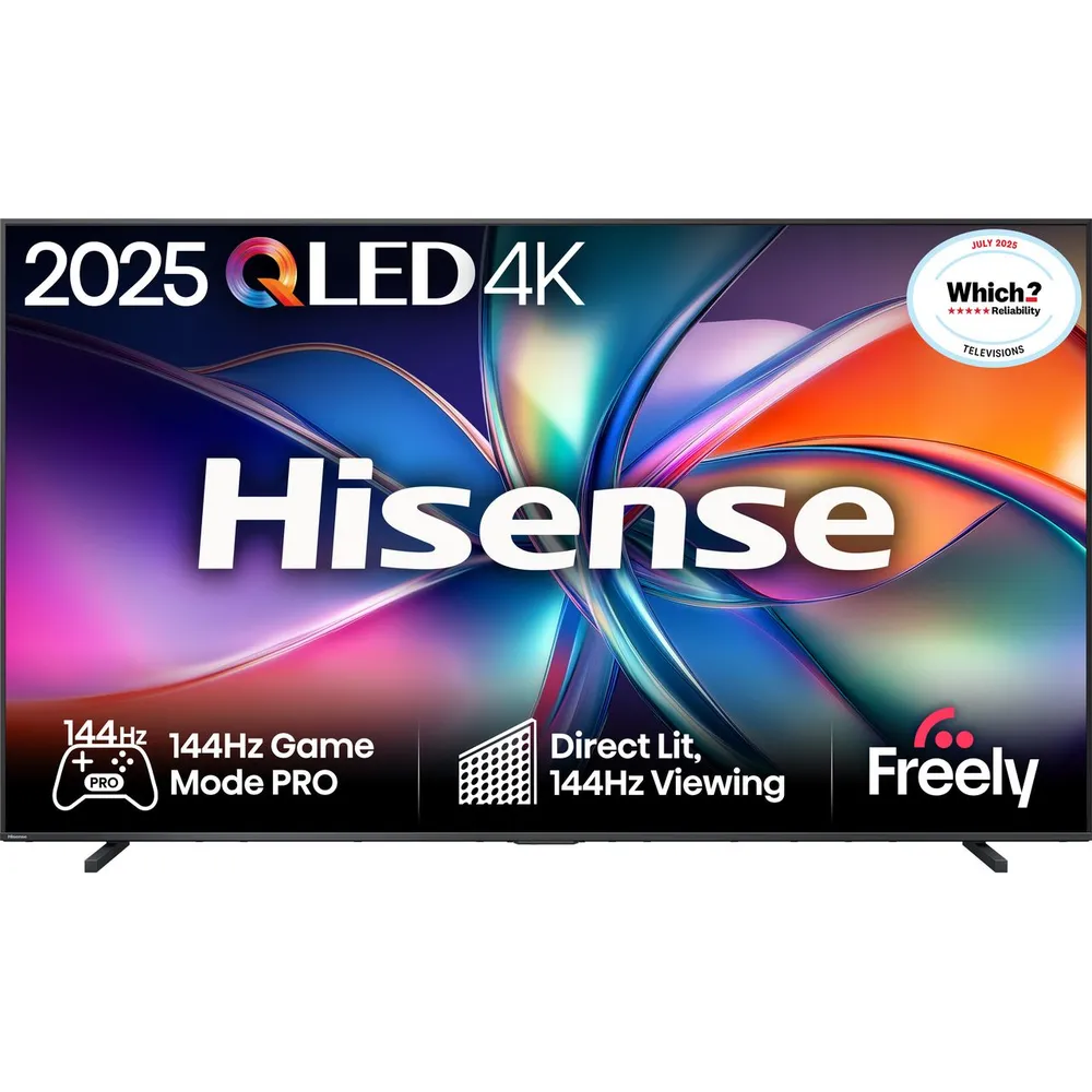Hisense E7Q 98" 4K Ultra HD QLED Smart Freely TV [2025] - 98E7QTUK