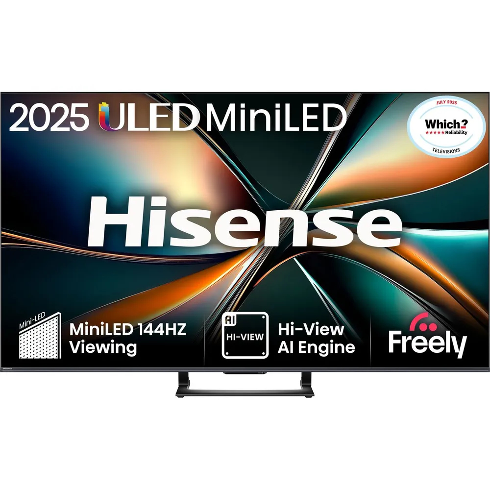 Hisense U7Q 65" 4K Ultra HD MiniLED Smart Freely TV [2025] - 65U7QTUK