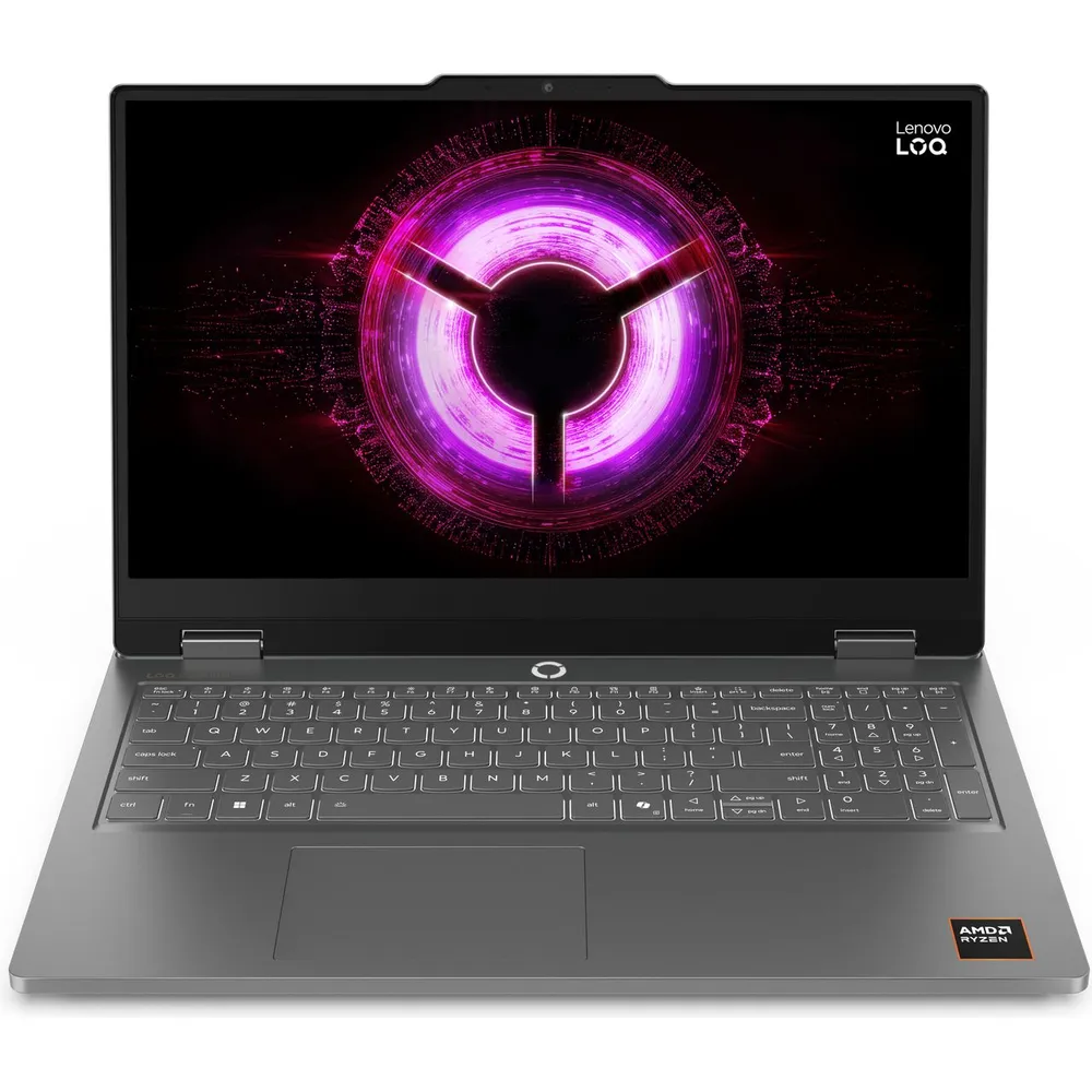 Lenovo LOQ 15.6" Gaming Laptop - NVIDIA® GeForce RTX™ 5050, AMD Ryzen™ 7, 1TB SSD - Luna Grey