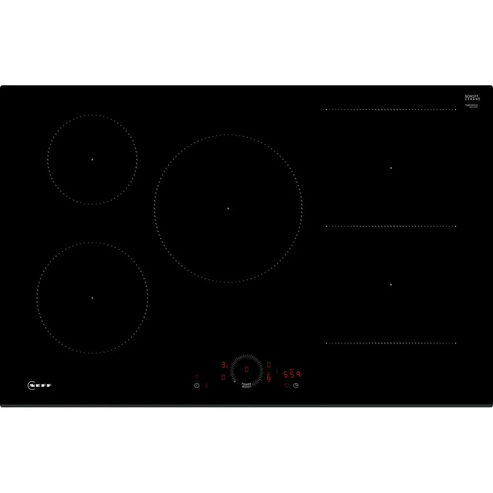 NEFF N70 T58FHW1L0 80cm Induction Hob - Black