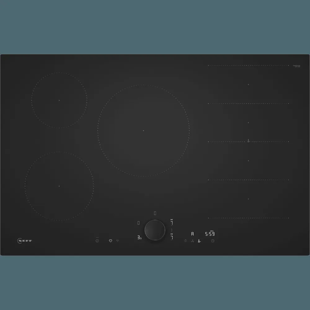 NEFF N90 T68NUV4A0 80cm Induction Hob - Matt Black