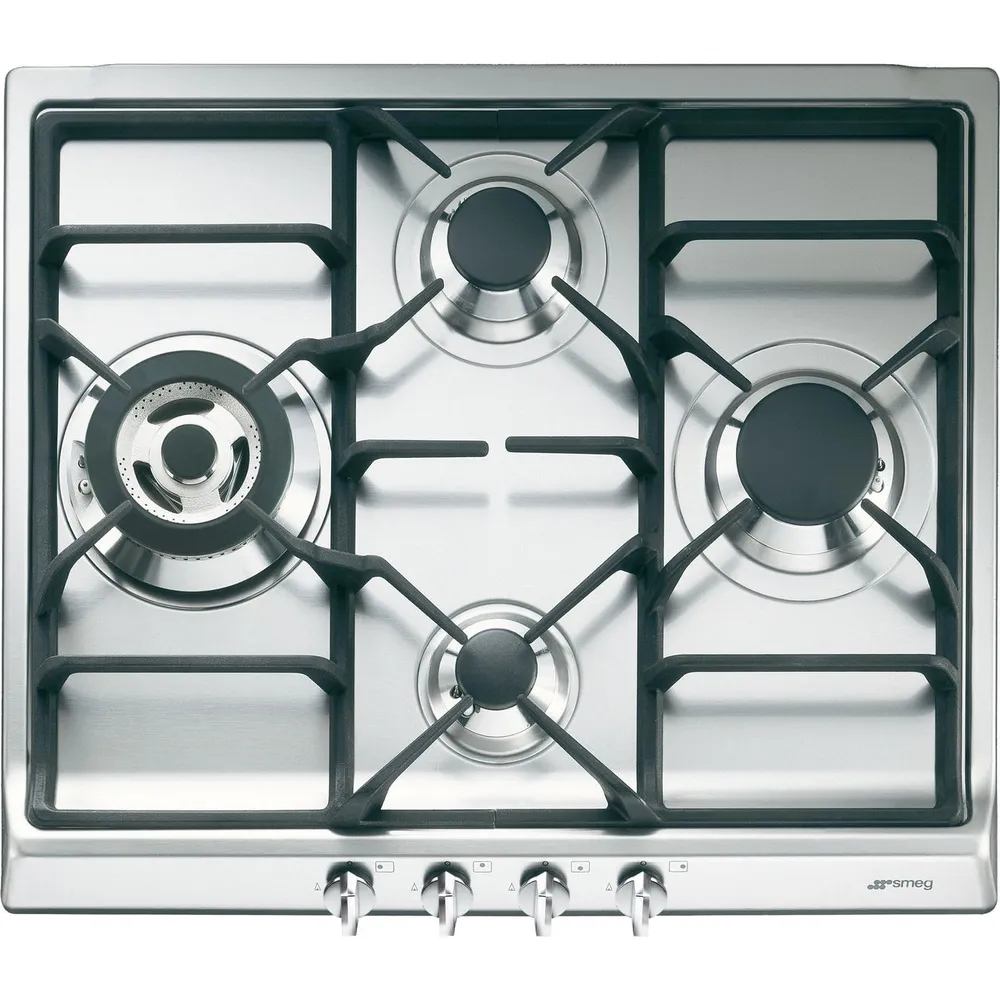 Smeg Cucina SR60GHS 60cm Gas Hob - Stainless Steel