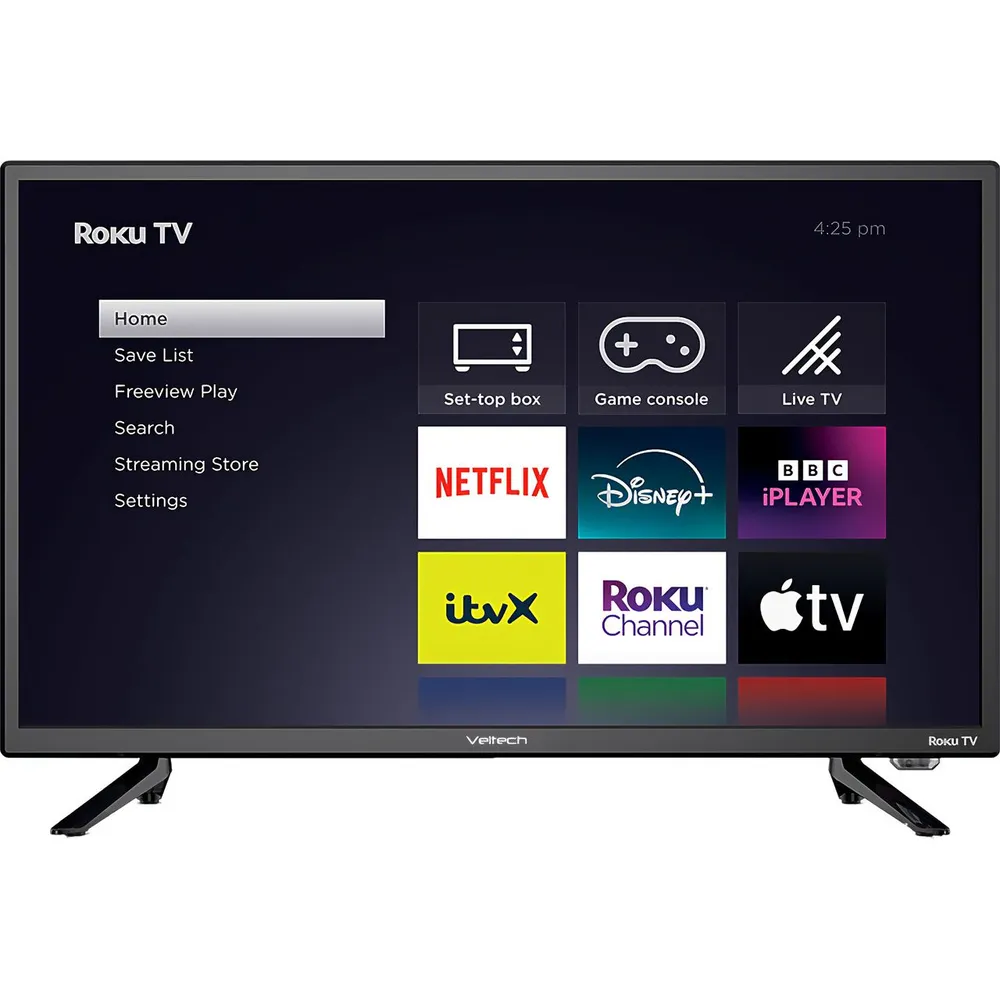 Veltech HX230 24" HD Smart Roku TV [2024] - VR24HX230